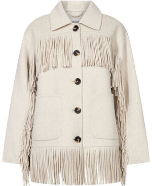 Reeva 14 Jacket with Fringes - GRS