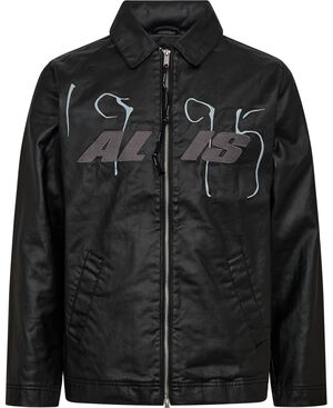 VIREN SHORT WORKER JACKET W/ CHEST EMBROIDERY