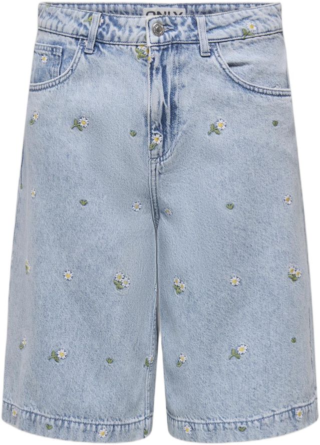 ONLDORSI-CASSIE EMB LONG SHORTS AKM
