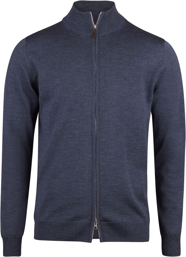 Cardigan Knitted Fullzip Merino Wool