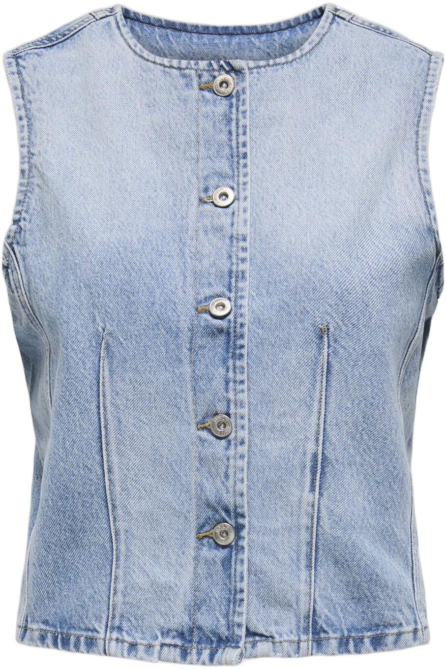 ONLAYA S/L FITTED DNM VEST TAI