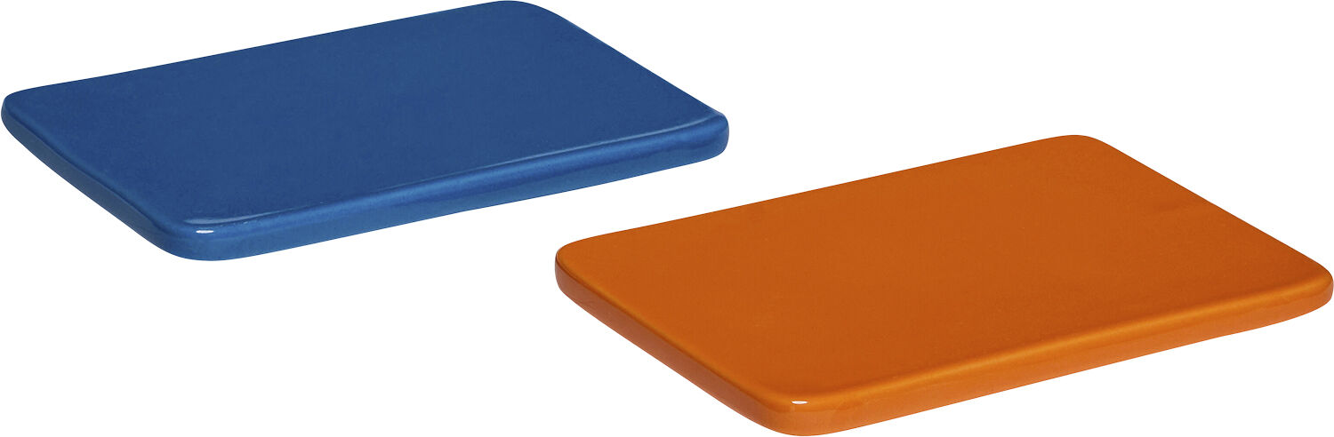 Amare Bordsk&aring;nere Small Bl&aring;/Orange s&aelig;t af 2
