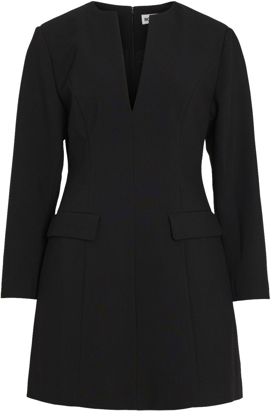 Rourae L/S V-Neck Short Dress/Ev/Pf