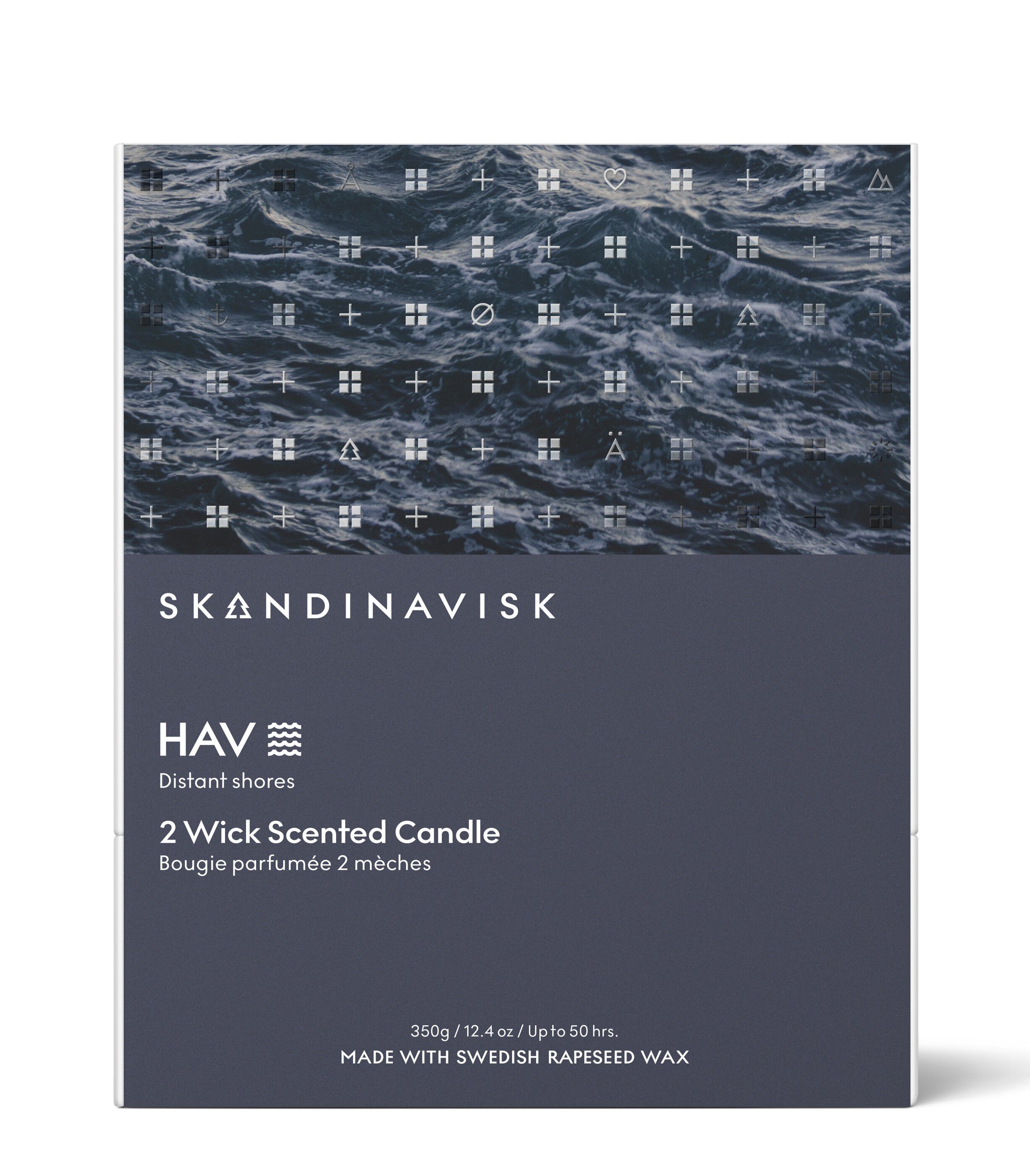 HAV 2 wick Scented Candle 350g