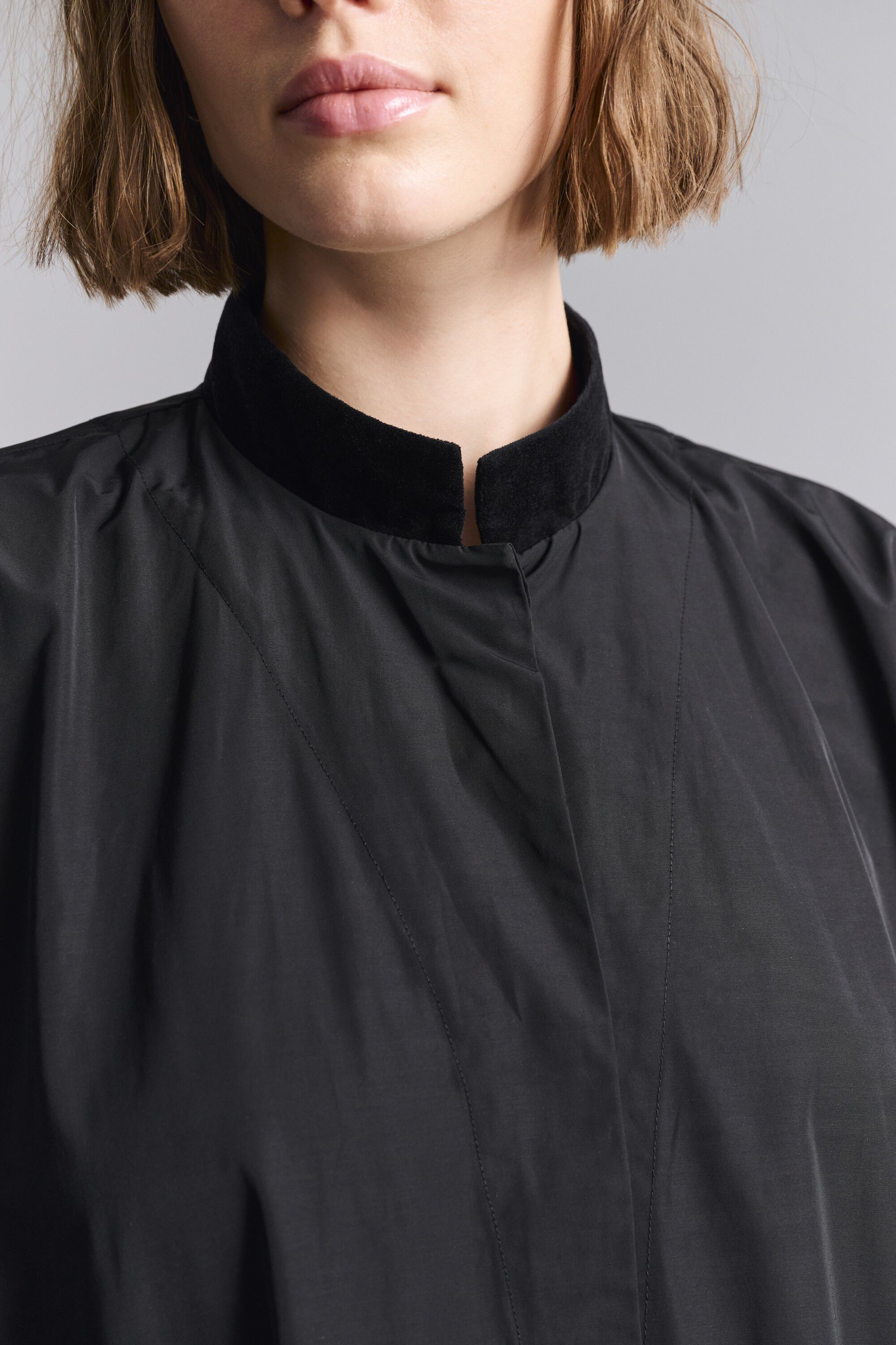 Fukkura poplin frakkekjole