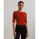 Stretch Cotton Boatneck Tee