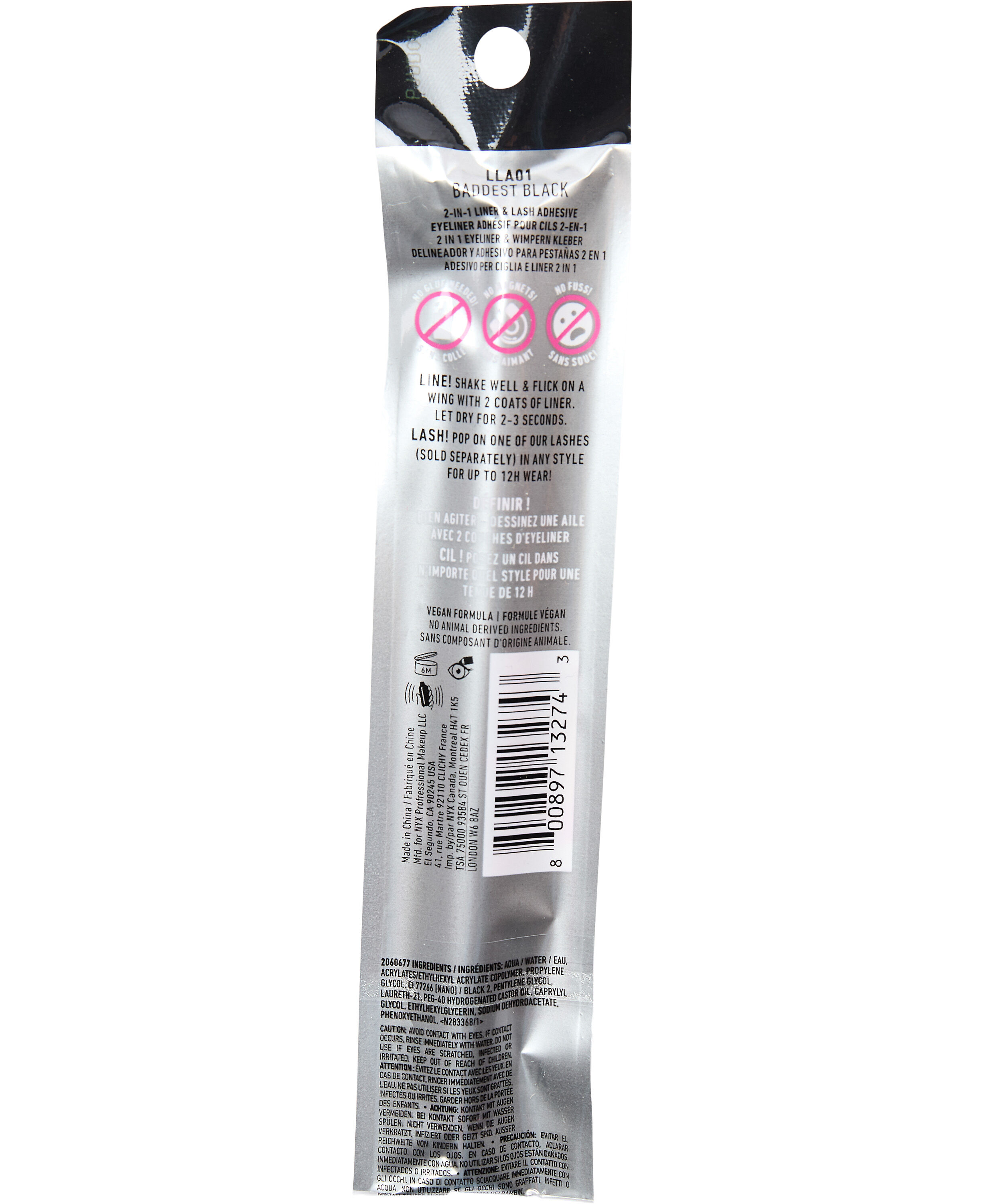 Jumbo Lash! 2-In-1 Liner & Lash Adhesive Waterproof