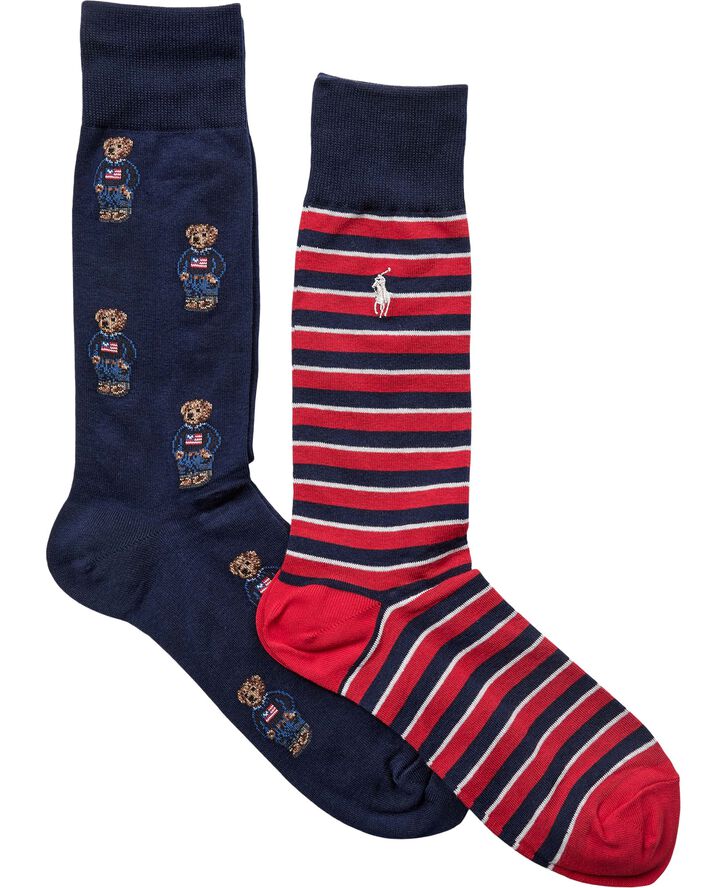 Polo Bear Trouser Sock 2-Pack