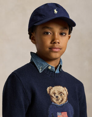 Cotton Chino Baseball Cap Kids