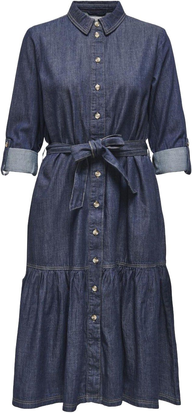 Onlsevigny Frill 3/4 Sl Long Dress Dnm