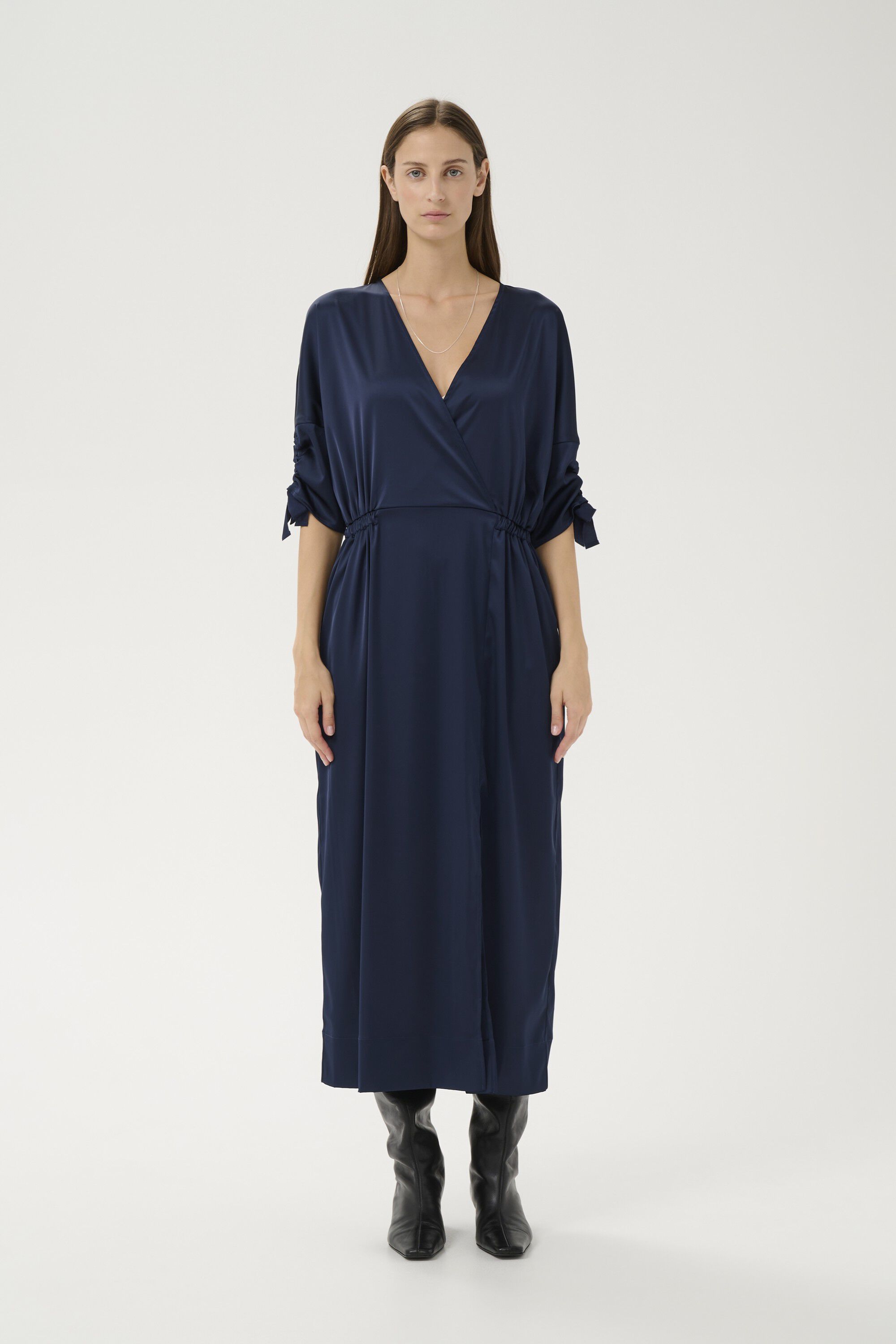 LAKEIW FAKE WRAP DRESS