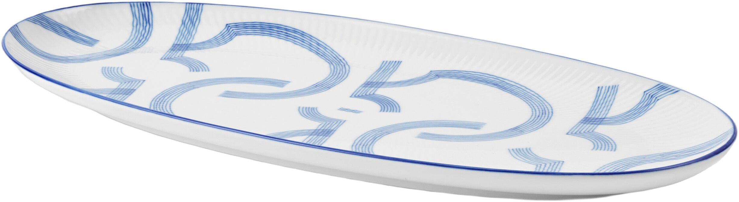 Motif ovalt fad, 37 cm