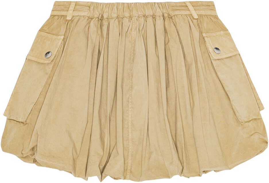 Washed Stretch Cotton Mini Bubble S