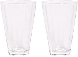 Yuka Groove Glas - Pakke med 2