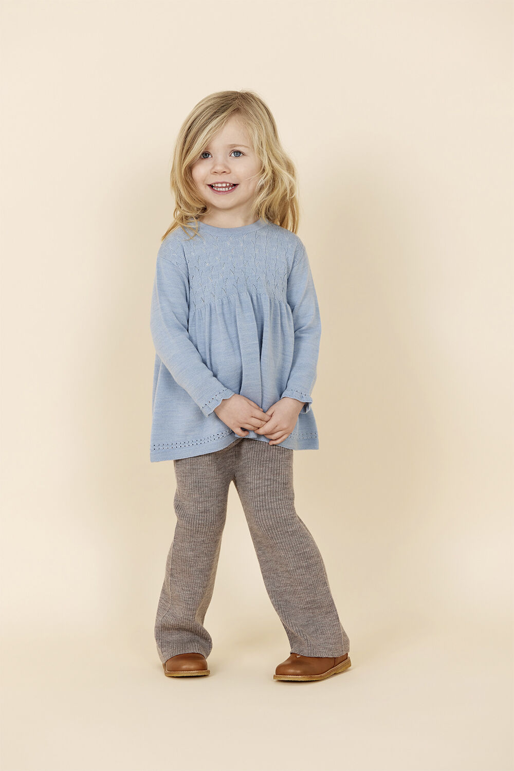 MERINO WIDE RIB PANTS