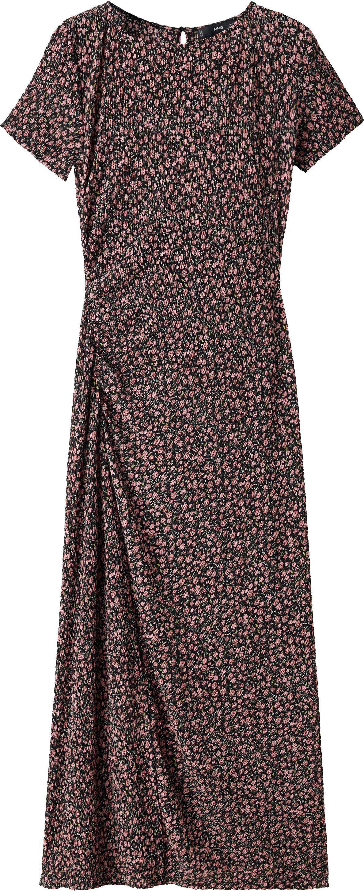 Printed dress with draped detail