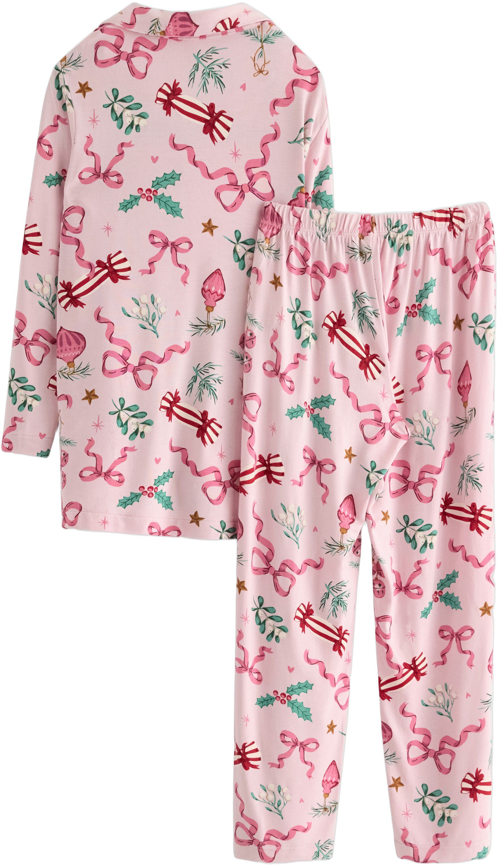 Soft pyjama set with a shirt and ma