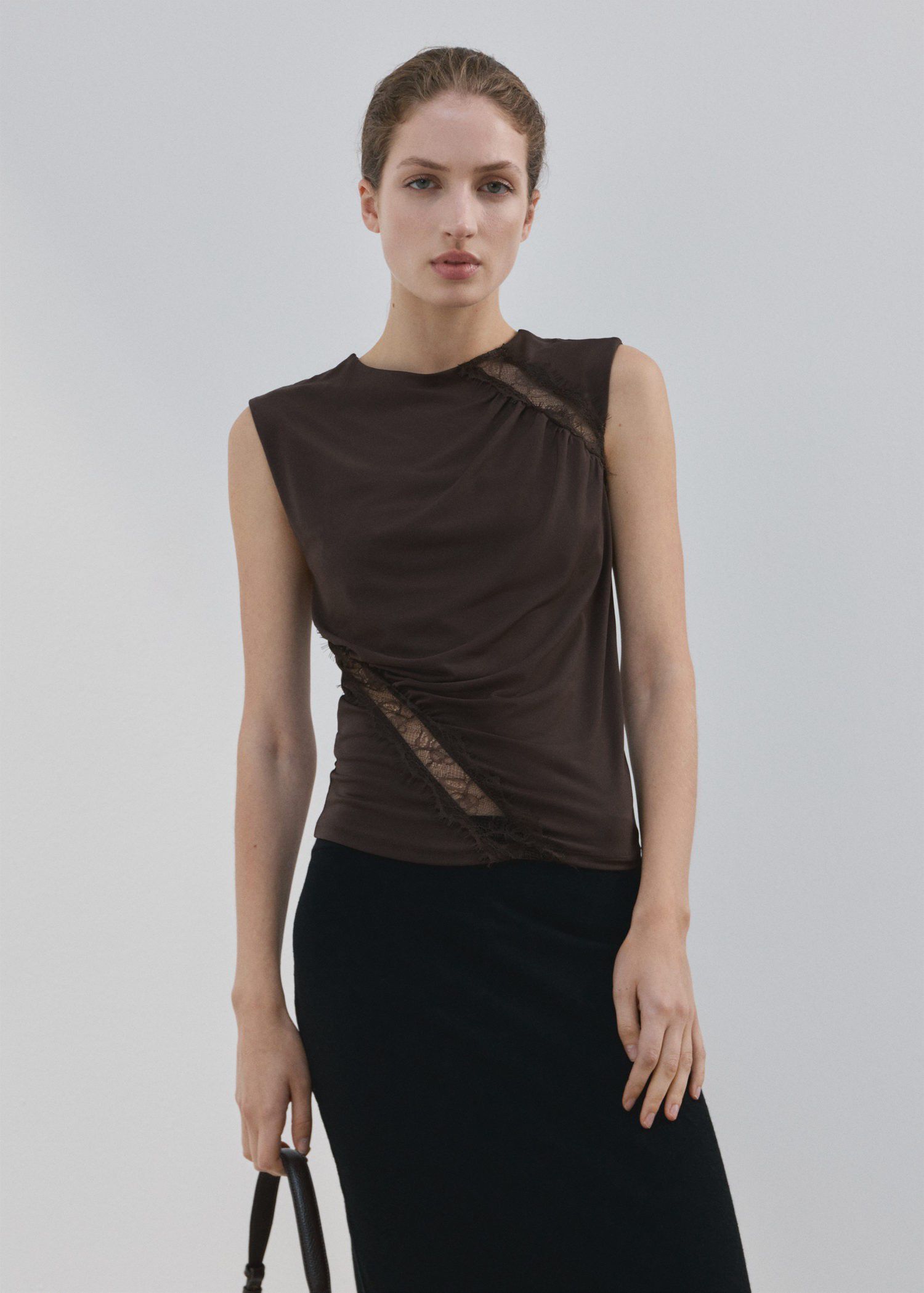 Ruched fitted top