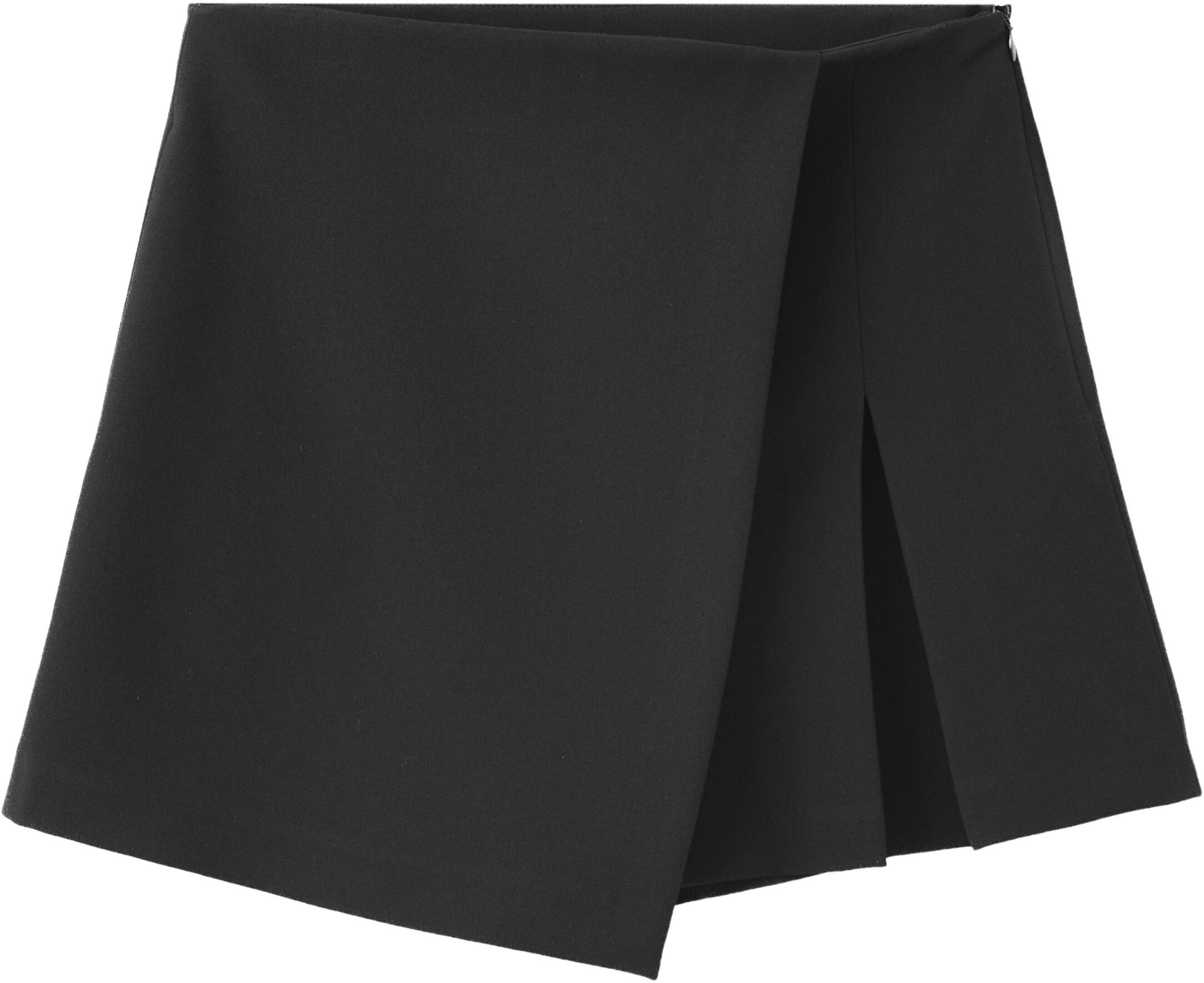 Skort with slit