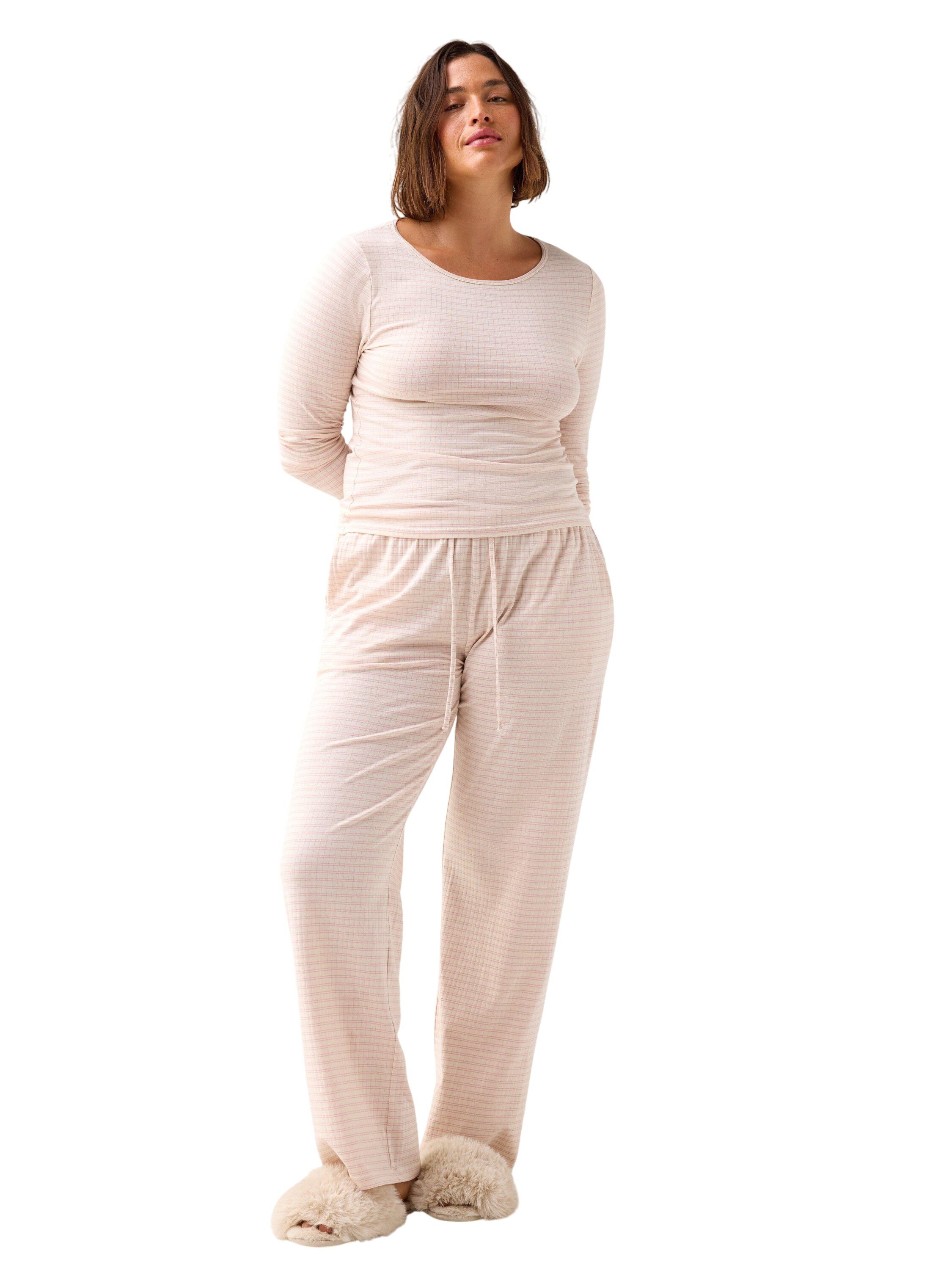 Trousers Pyjama jersey wide le