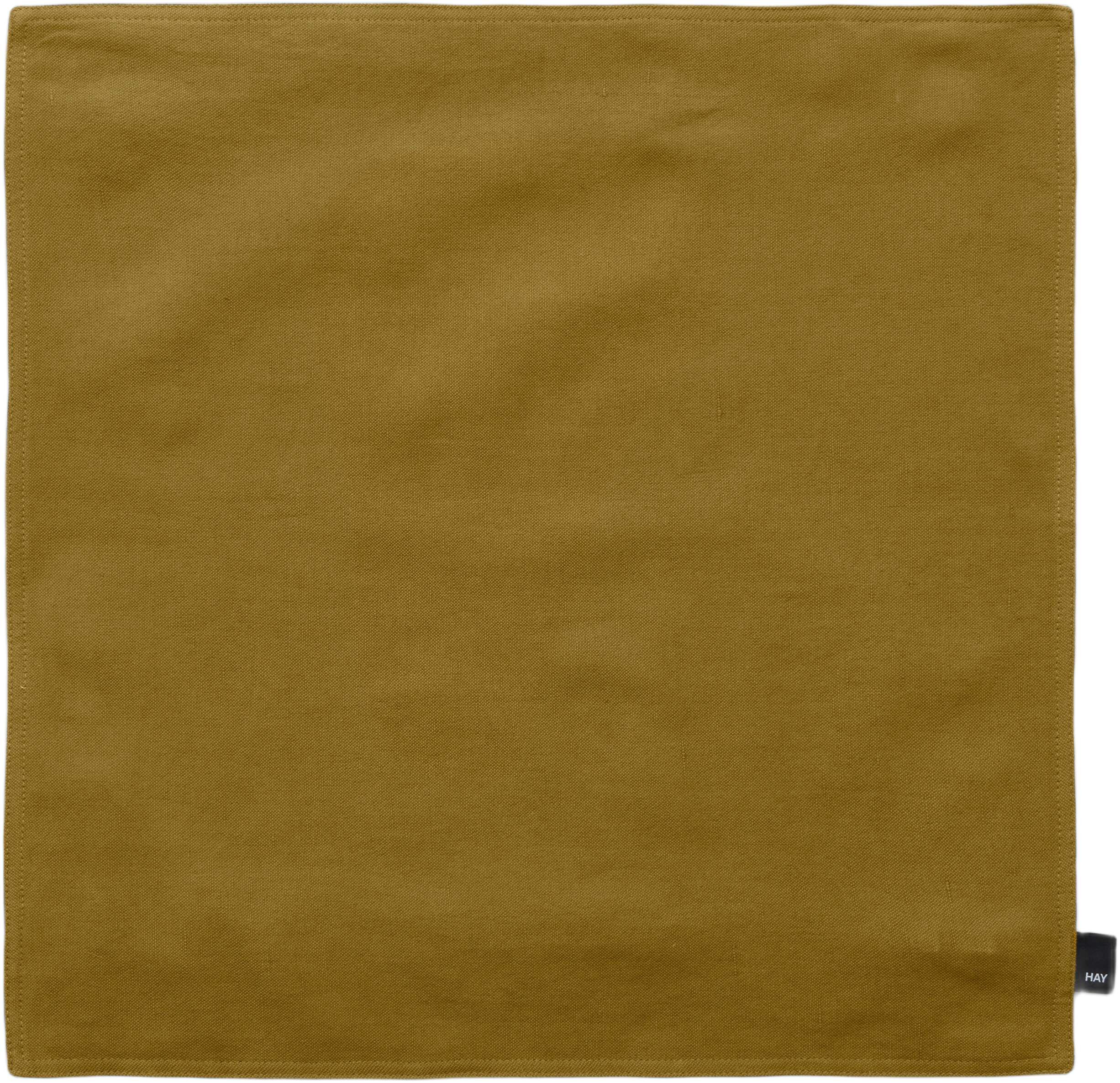 Linen Cushion Cover-50 x 50-Olive