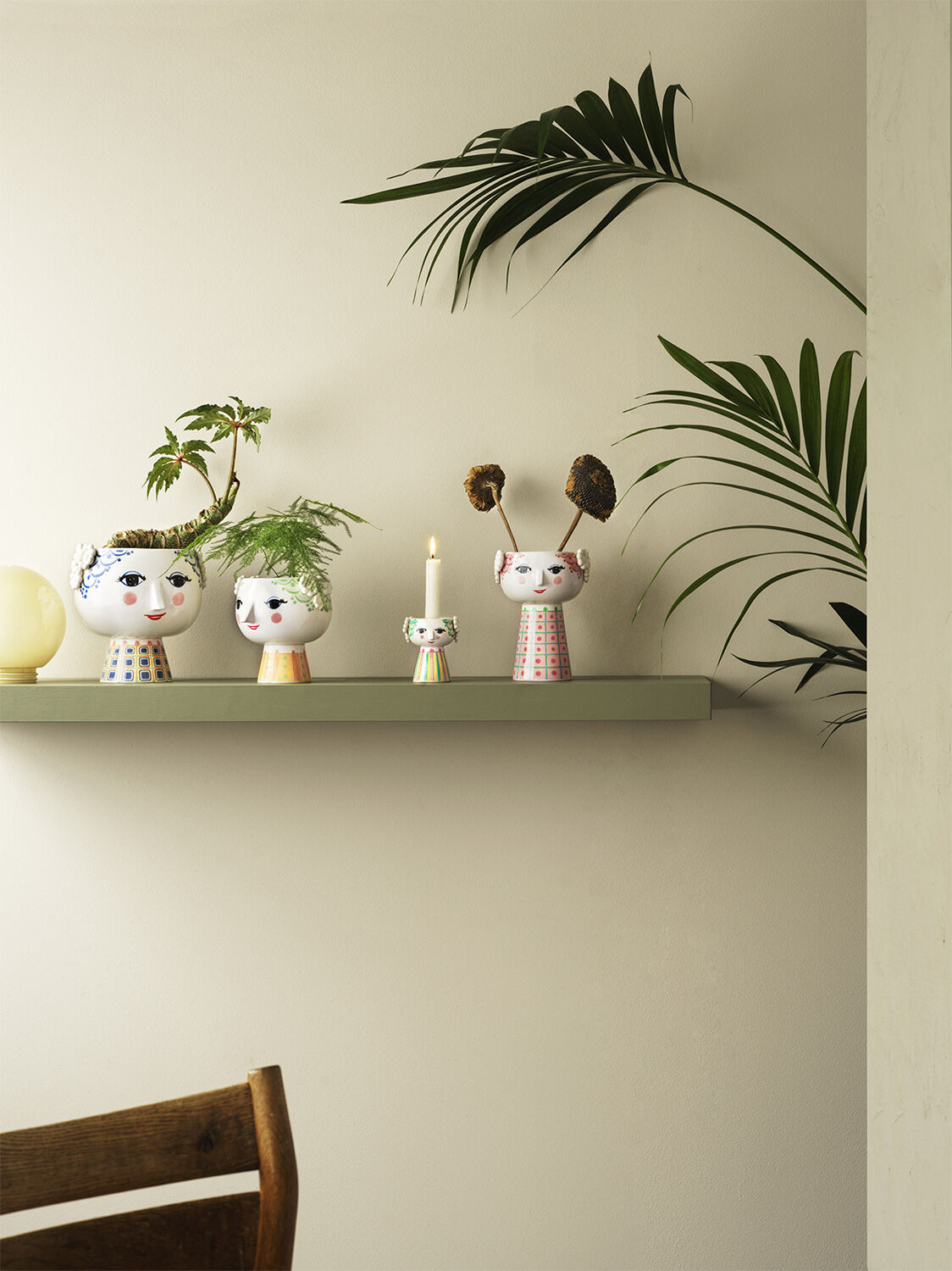 Eva Urtepotteskjuler bl&aring; &Oslash;21 cm