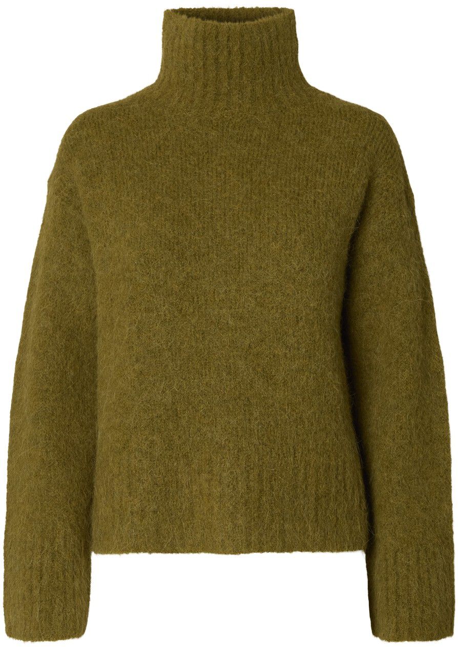 Slwgabriella Ls Knit High Neck Noos