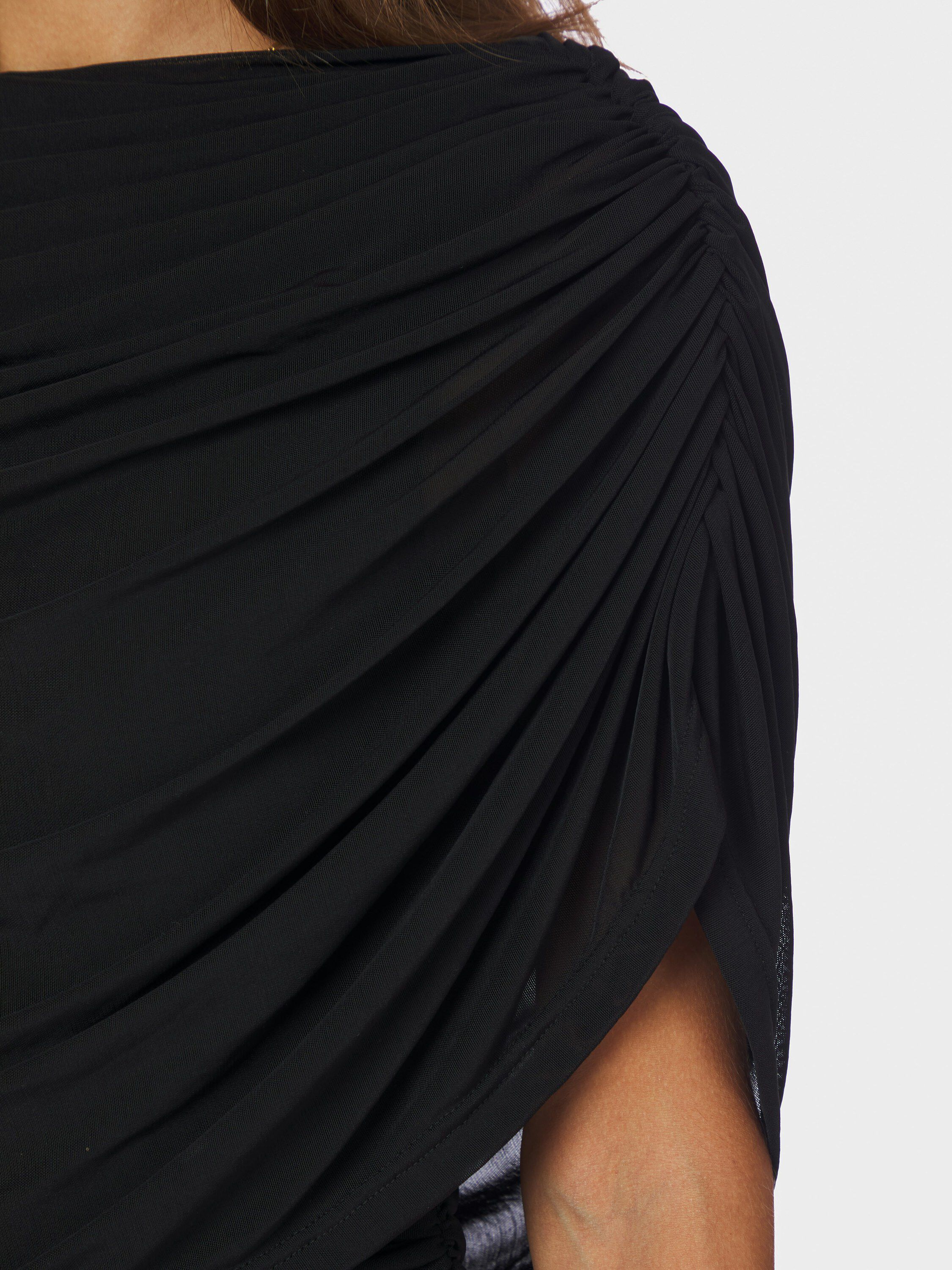 Mottuna Drapy Mesh Dress