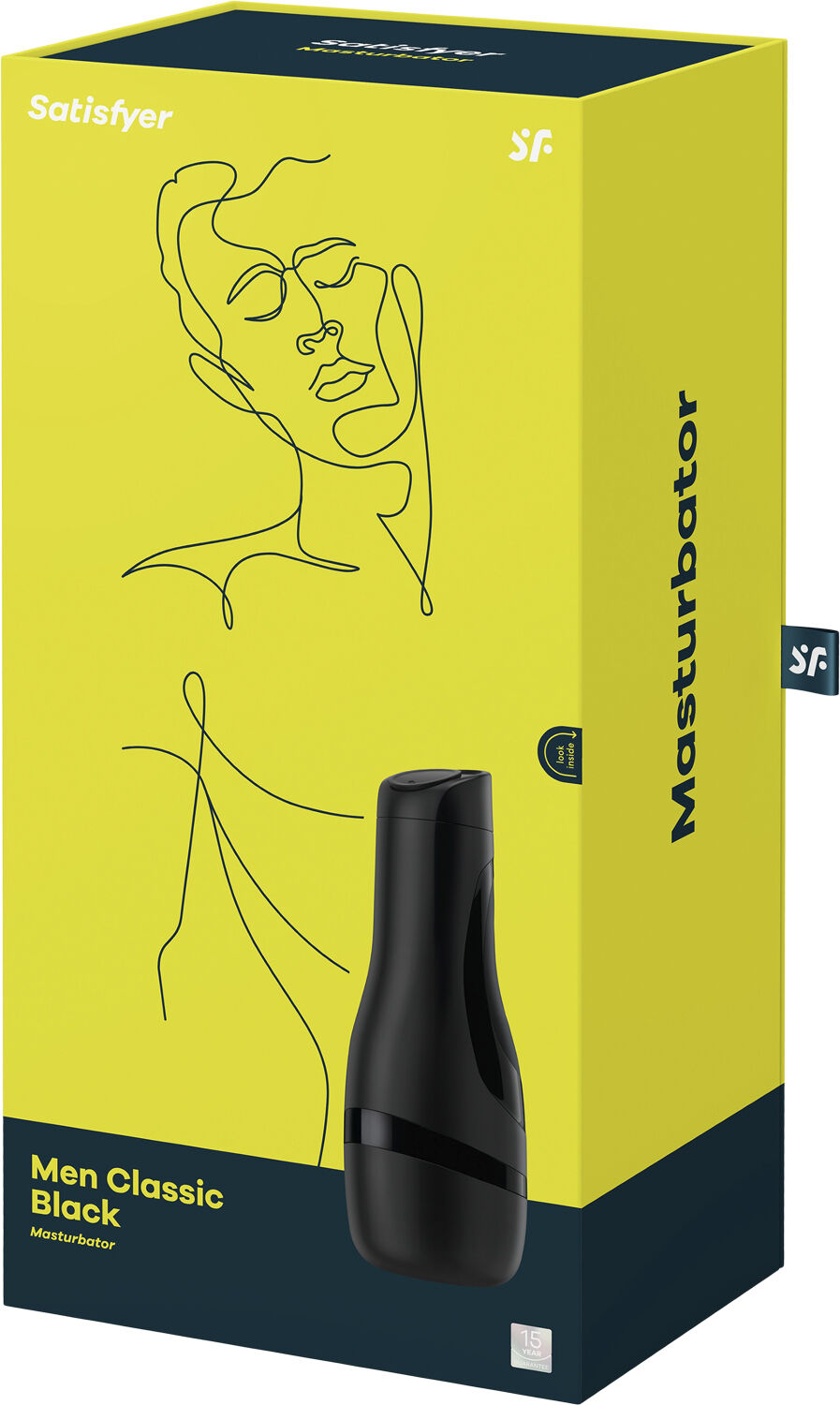 Satisfyer Men Classic Black Onanihj&auml;lpemedel