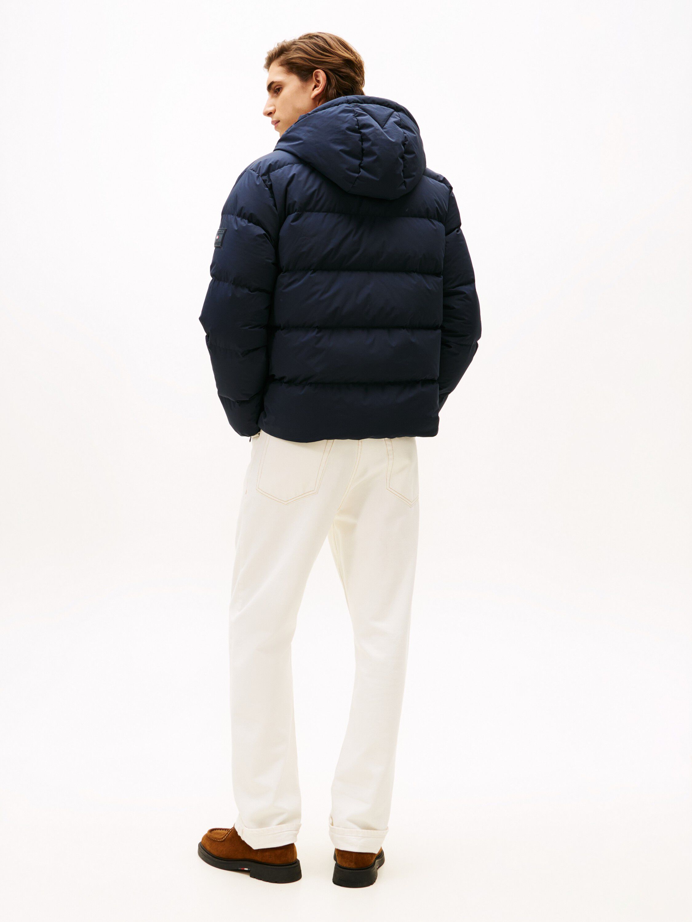 DOWN HOODED PUFFER JKT