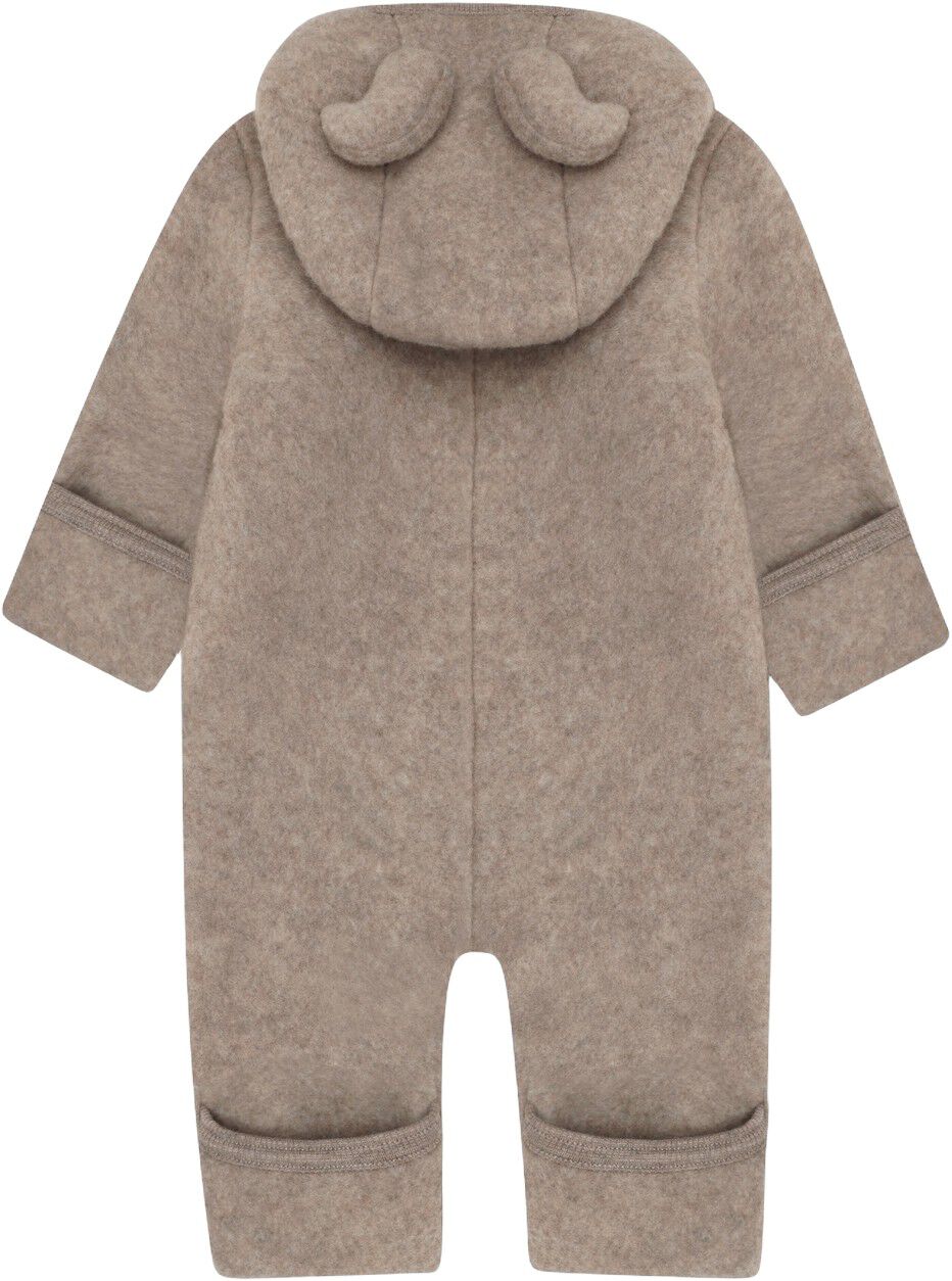 Pram Suit Ears Wool Fleece