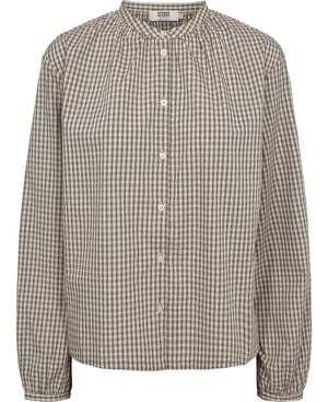 Ellen 3 Check Cotton Shirt - 100% Cotton GOTS