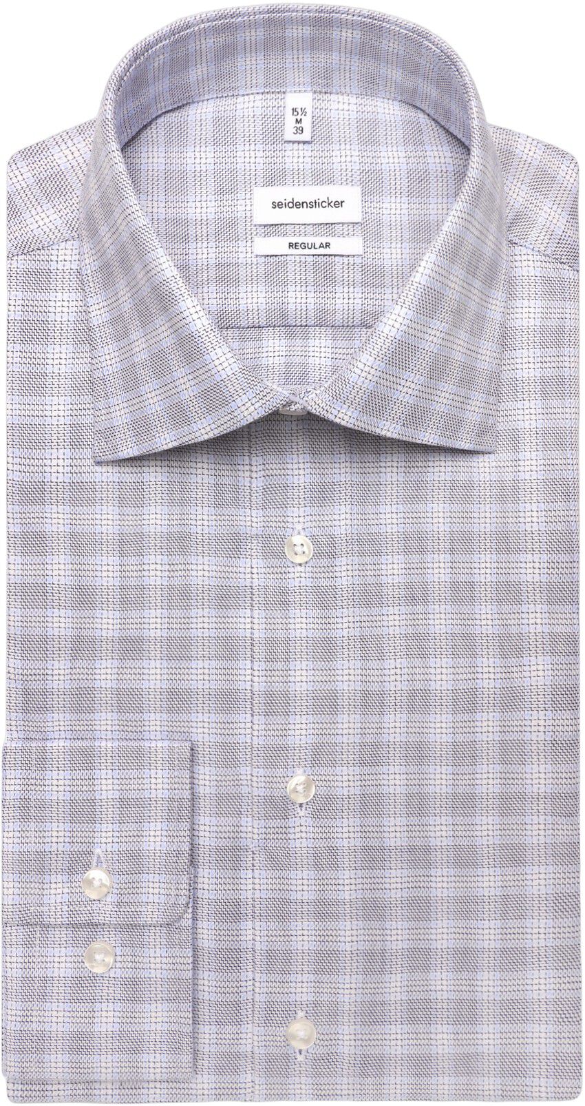 Business shirt Regular 1/1 Kent-Collar Check