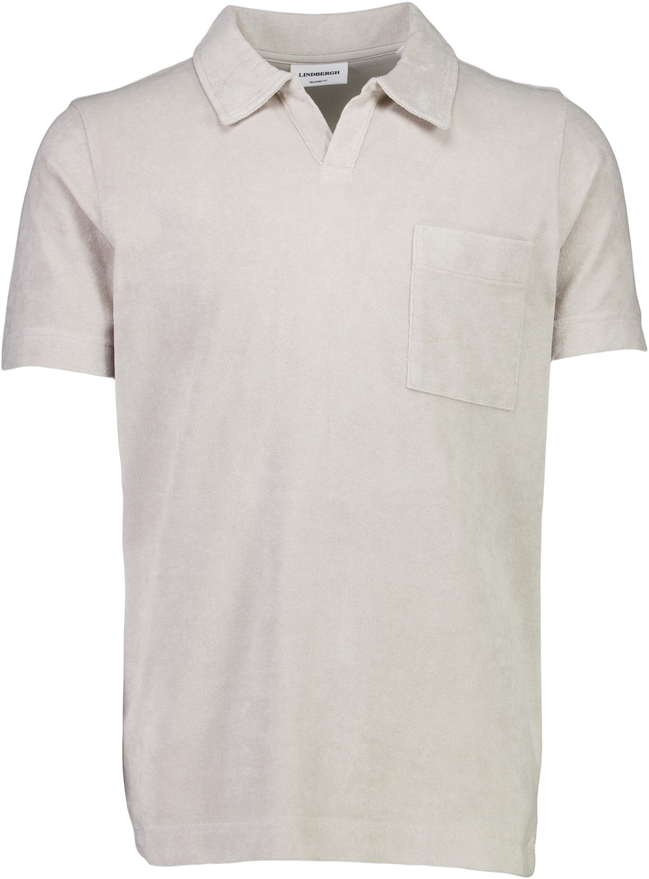 Towel v-neck polo S/S
