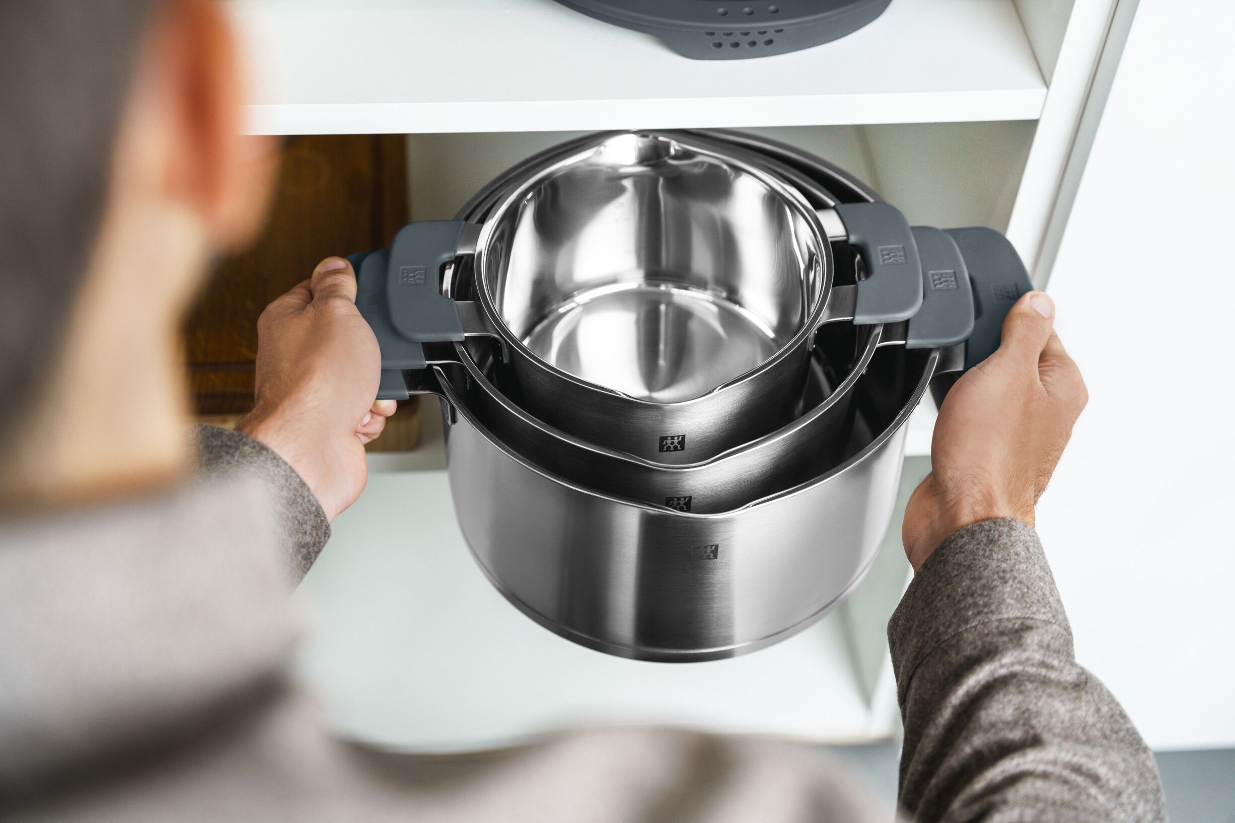 Simplify Gryt & kastrullset, 5-st, Rostfritt st&aring;l