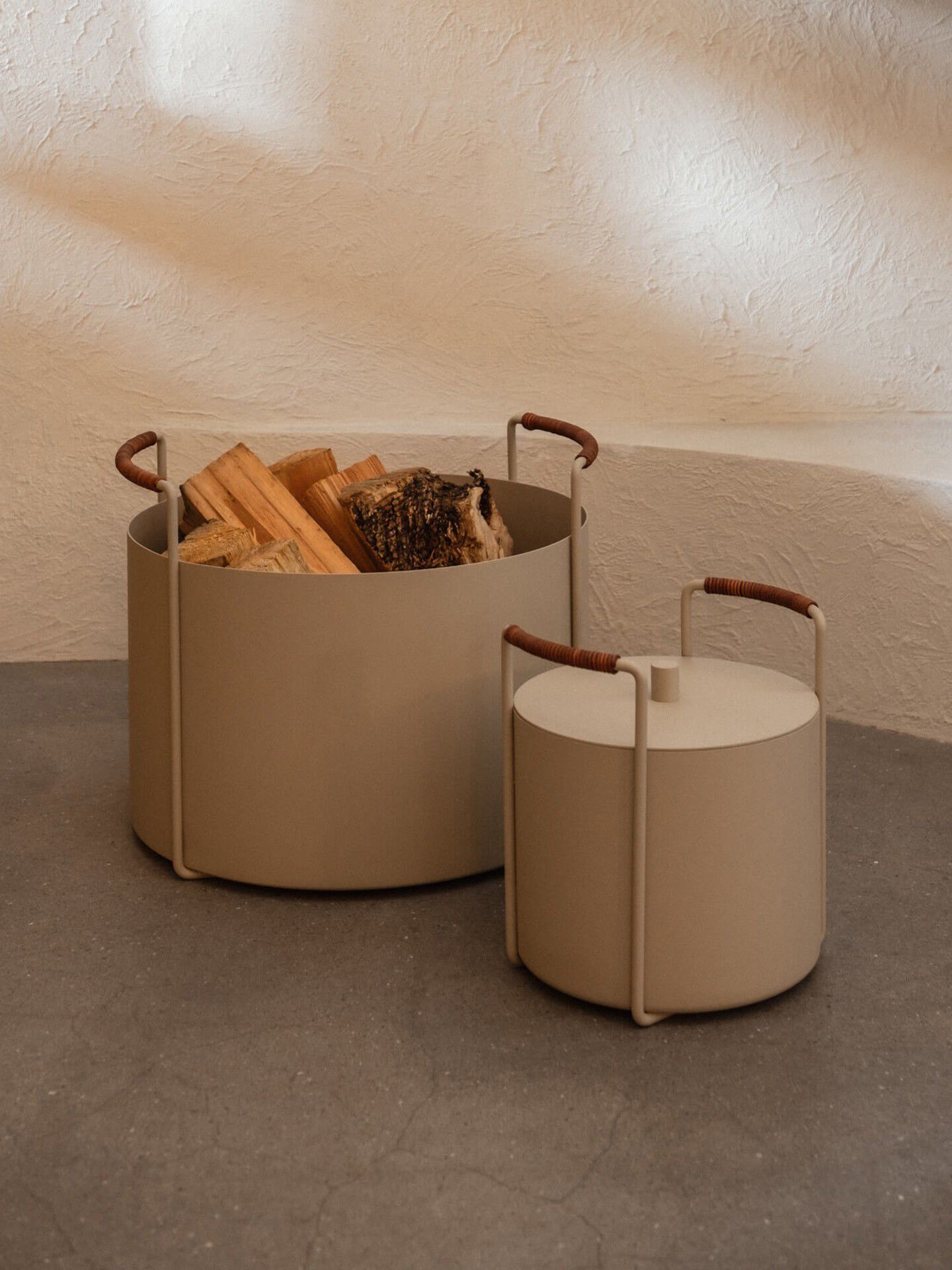 Port Firewood Bucket - Cashmere