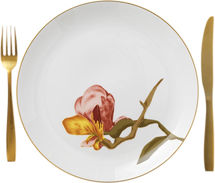 Flora tallrik 27 cm Magnolia