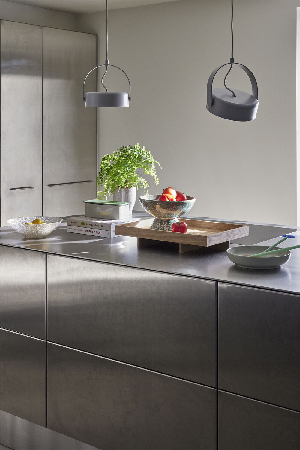 Amare Skrivebordsordner Small Sand/Gr&oslash;n