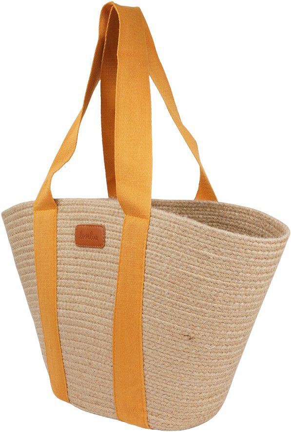 PEPPINO - JUTE BAG WITH COTTON HANDLES 45 X 40 CM