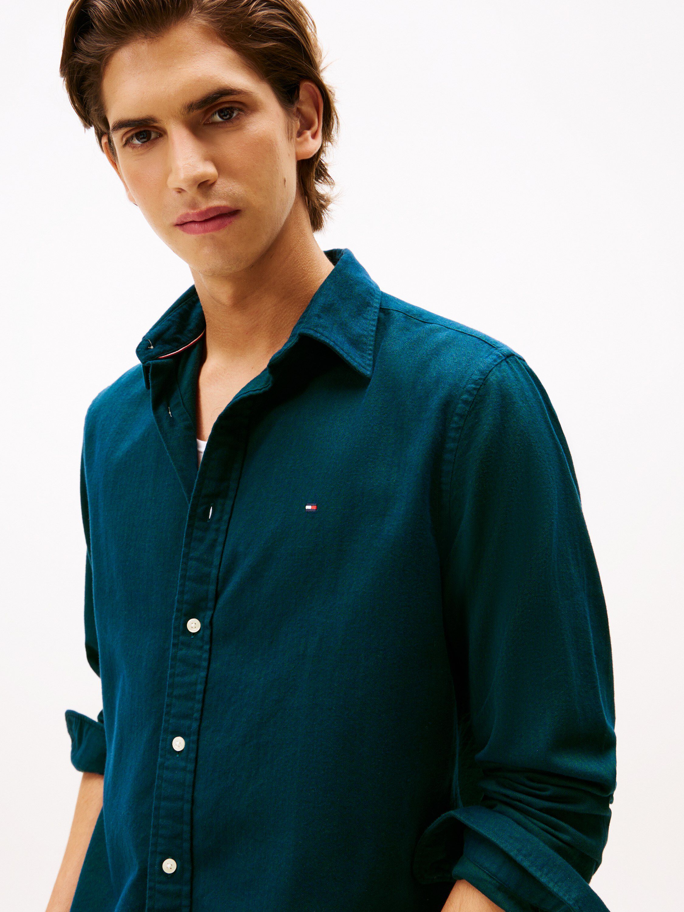 FLANNEL HERRINGBONE SHIRT