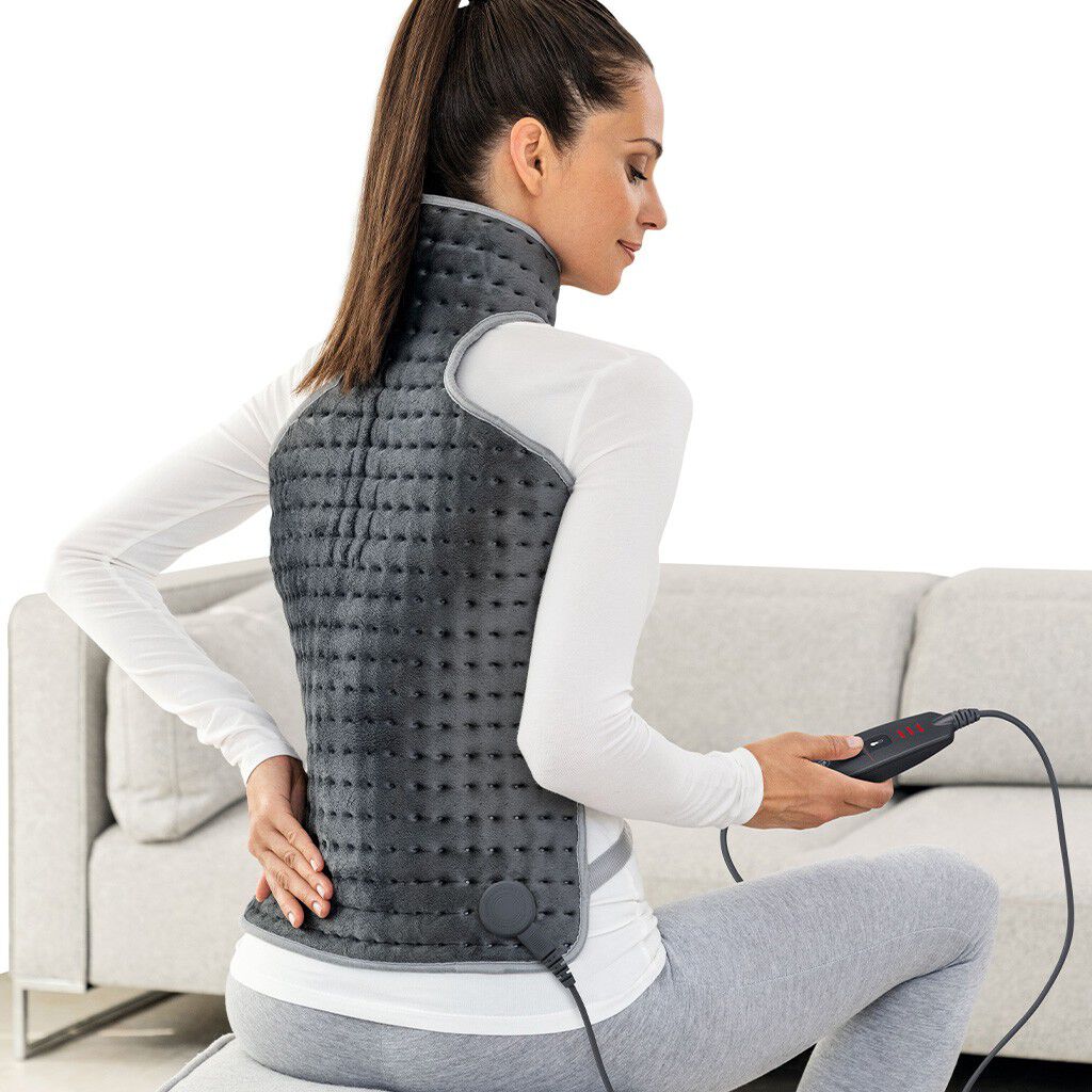 Wellbeing HK 64 Cosy Grey V&auml;rmedyna f&ouml;r nacke och rygg