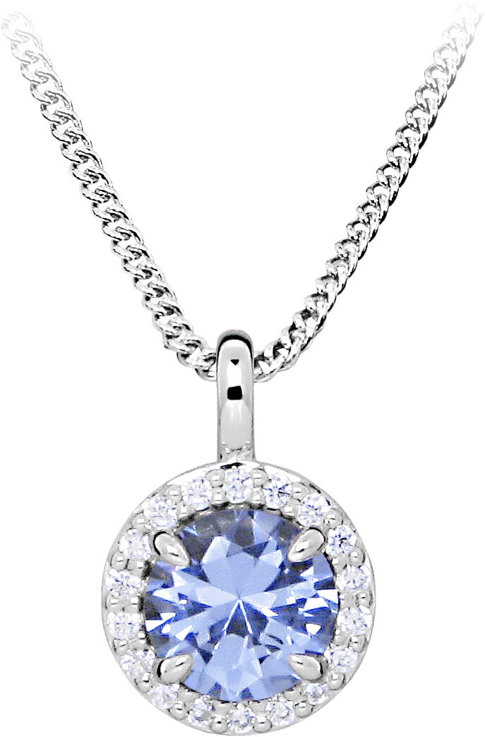 Blue Princess Halsk&aelig;de - S&oslash;lv