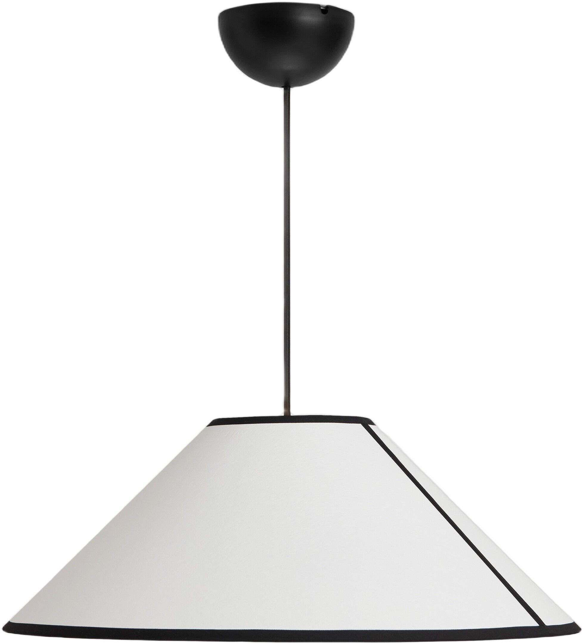 Ava Cone Pendant-500-White