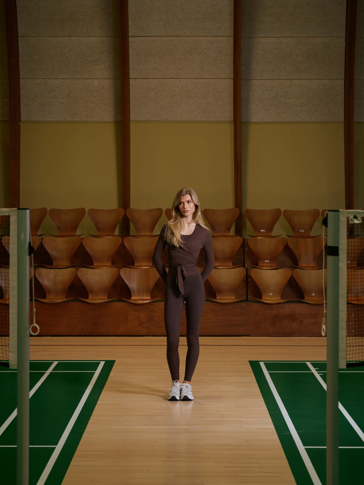 Nia Jersey Wrap Blouse