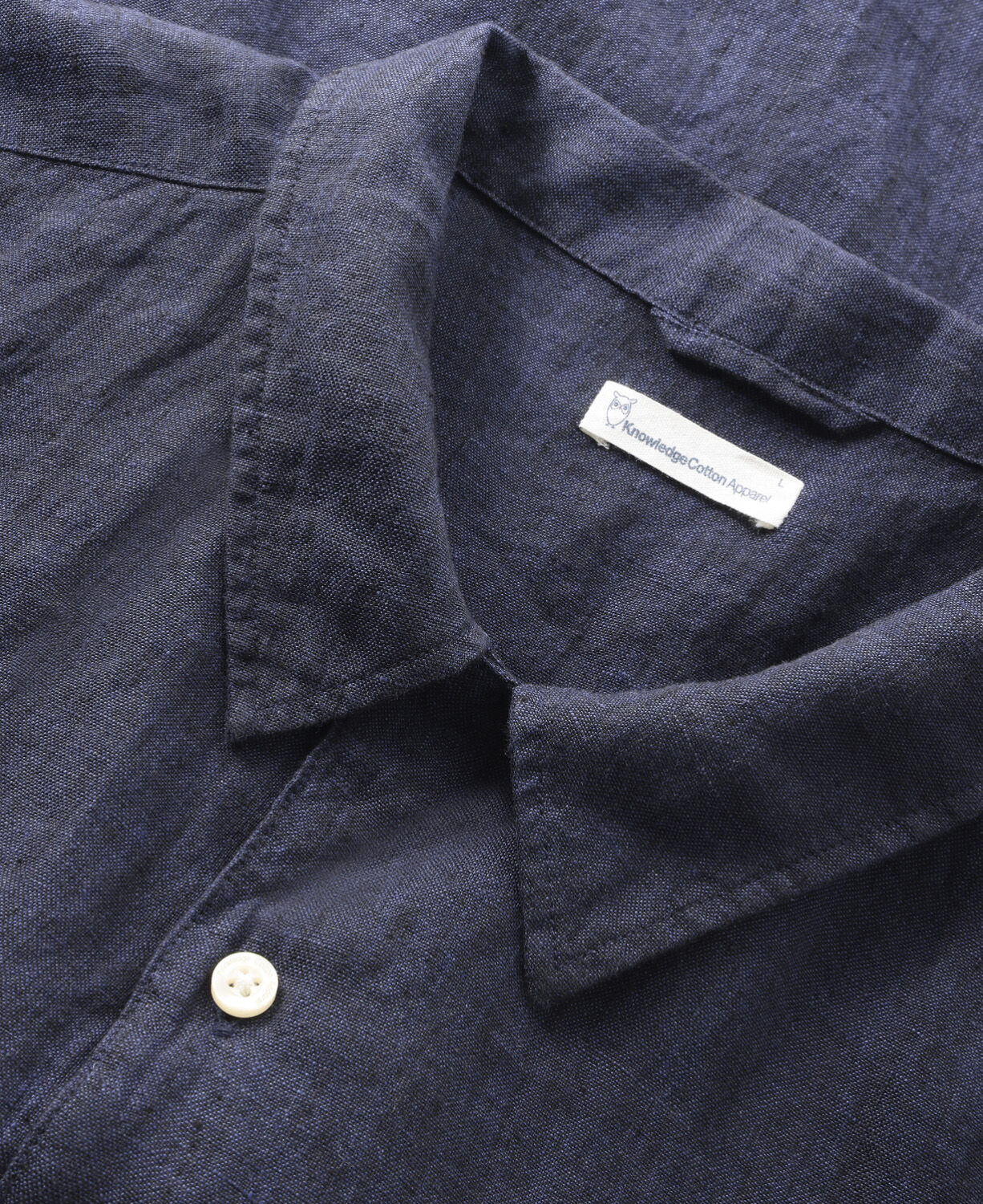 Box short sleeve linen shirt GOTS/Vegan