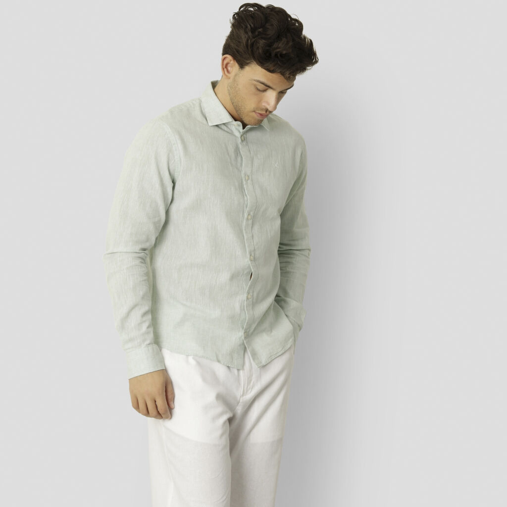 Jamie Cotton Linen Shirt LS