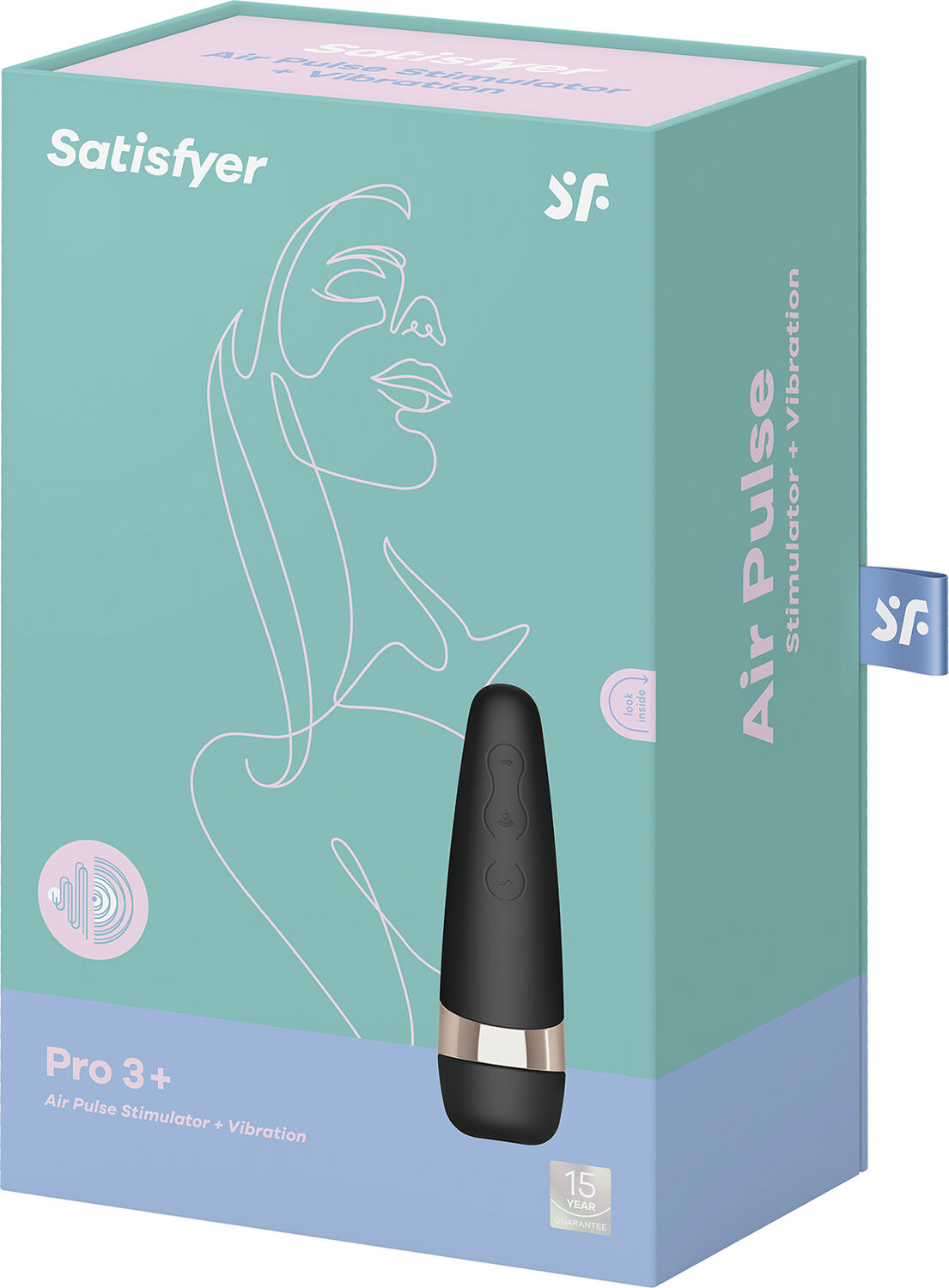 Satisfyer Pro 3 + lufttrycksvibrator