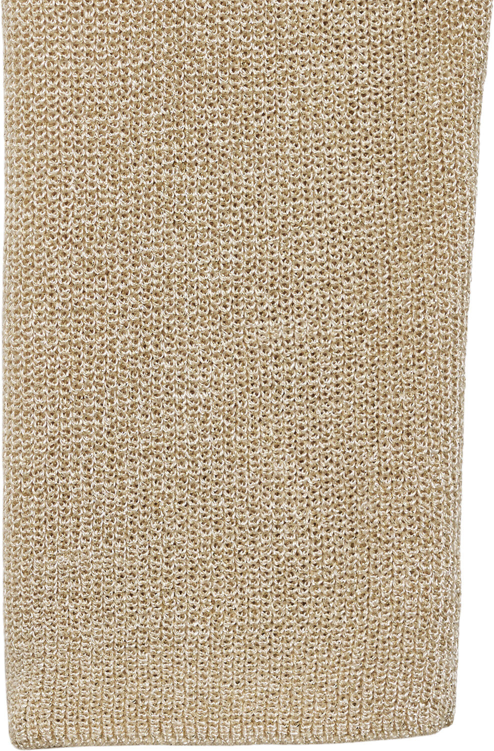 V-neck lurex sweater