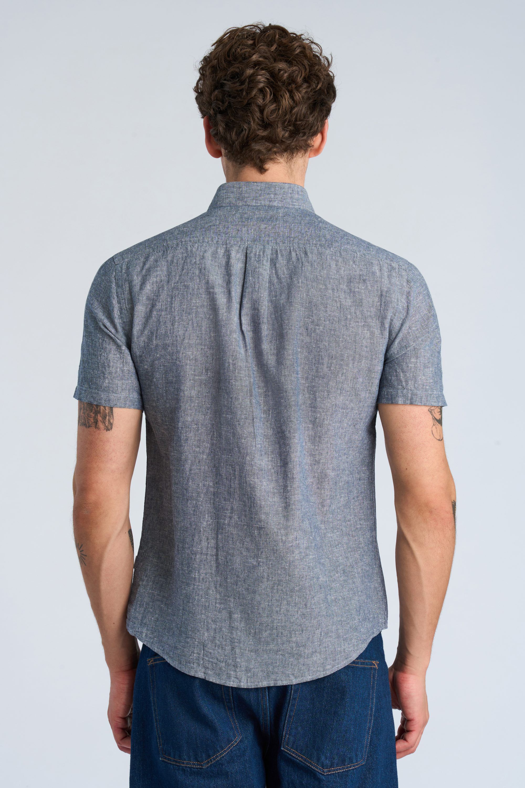 Linen/cotton shirt S/S