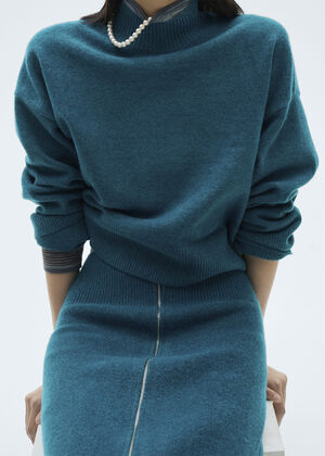 Perkins neck knitted sweater